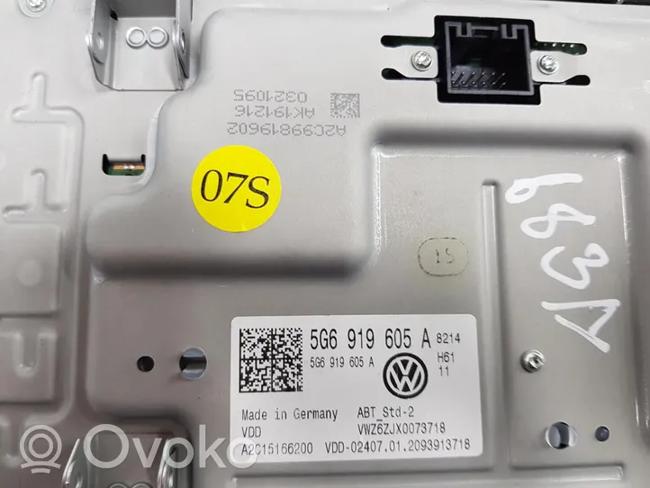 Volkswagen T-Roc Monitori/näyttö/pieni näyttö 5G6919605A