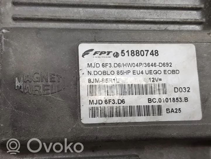 Fiat Doblo Sterownik / Moduł ECU 51880748