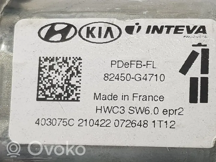 Hyundai i30 Moteur de lève-vitre de porte avant 82450G4710