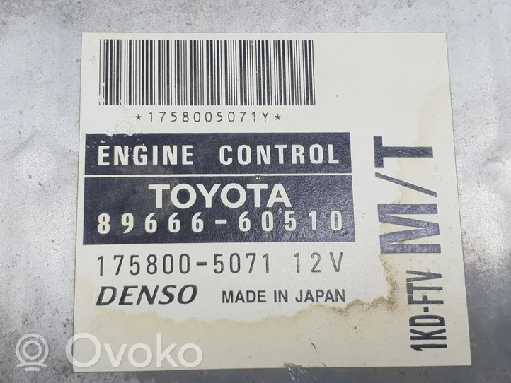 Toyota Land Cruiser (HDJ90) Moottorin ohjainlaite/moduuli 8966660510