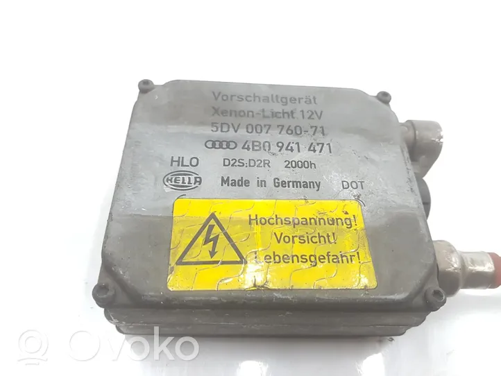 Audi A6 S6 C5 4B Xenon-valojen ohjainlaite/moduuli 5DV00776071