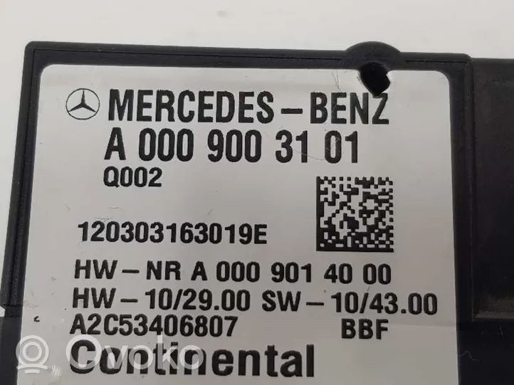 Mercedes-Benz ML AMG W166 Degalų (kuro) siurblio valdymo blokas A0009003101