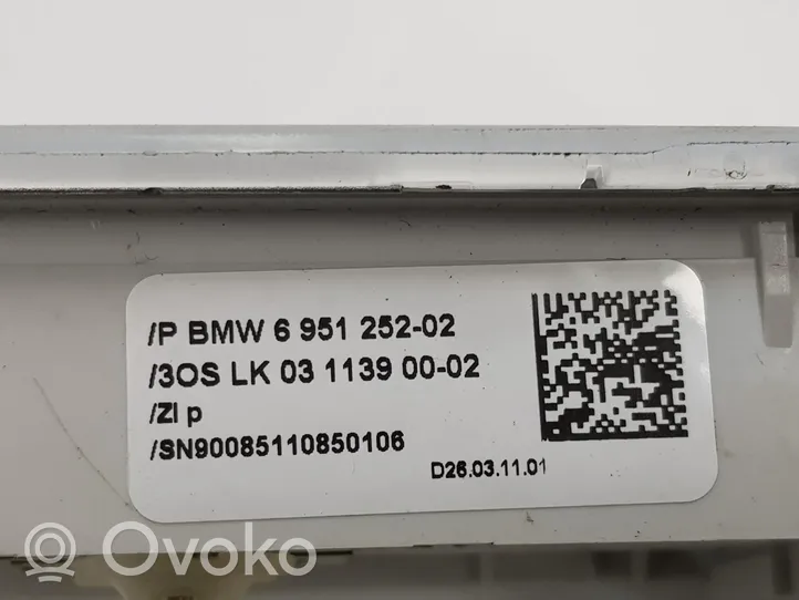 BMW X1 E84 Garniture de console d'éclairage de ciel de toit 6951252