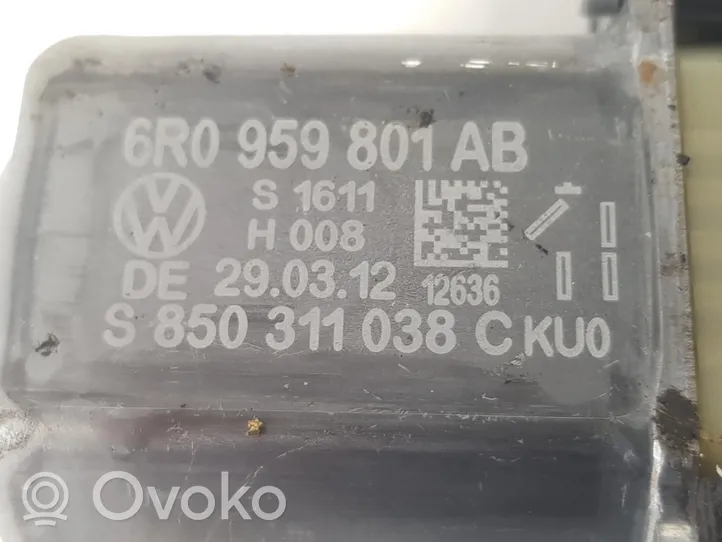 Volkswagen Polo Silniczek podnośnika szyby drzwi przednich 6R0959801AB