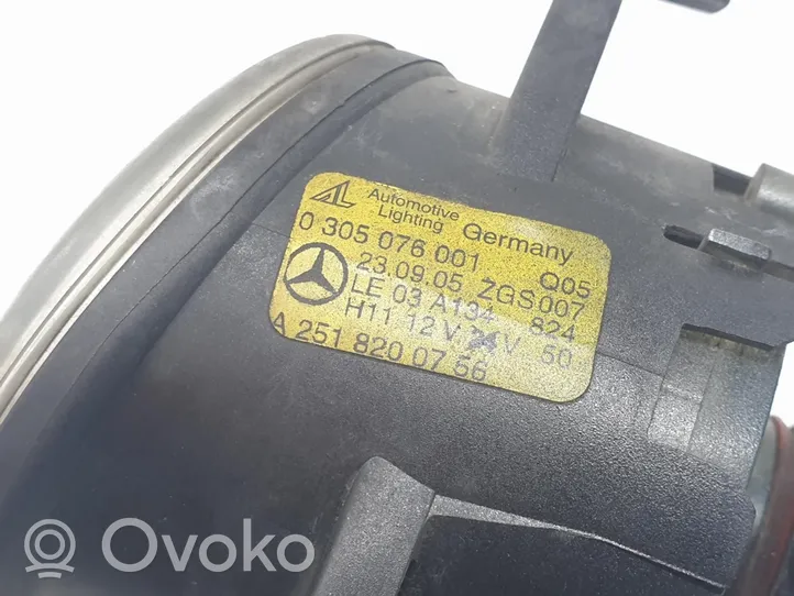 Mercedes-Benz CLS C218 AMG Światło przeciwmgłowe przednie A2518200756