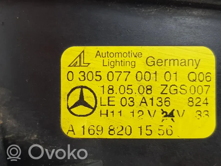 Mercedes-Benz CLC CL203 Światło przeciwmgłowe przednie A1698201556