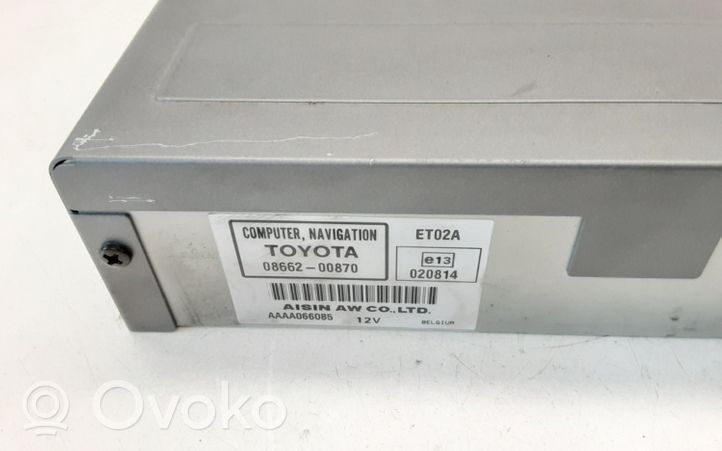 Toyota Avensis T250 Unité de navigation Lecteur CD / DVD 0866200870