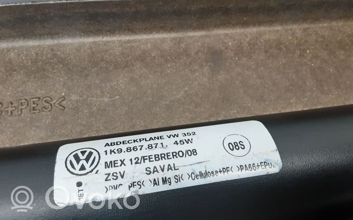 Volkswagen Golf V Plage arrière couvre-bagages 1K9867871