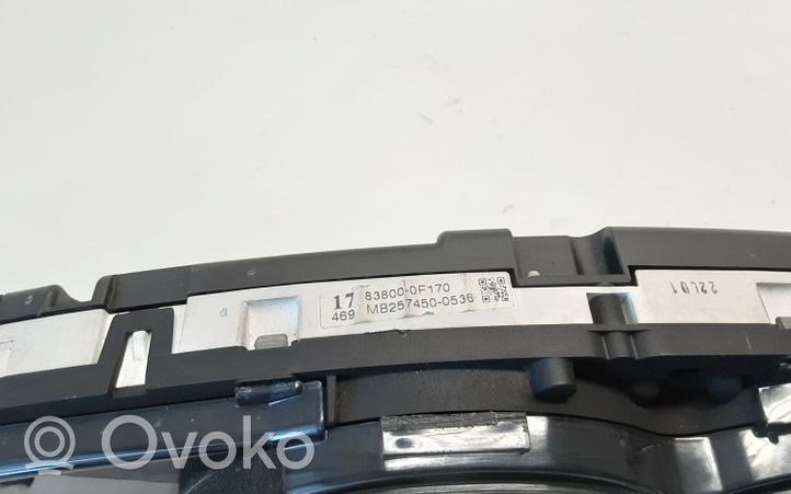 Toyota Verso Tachimetro (quadro strumenti) 838000F170