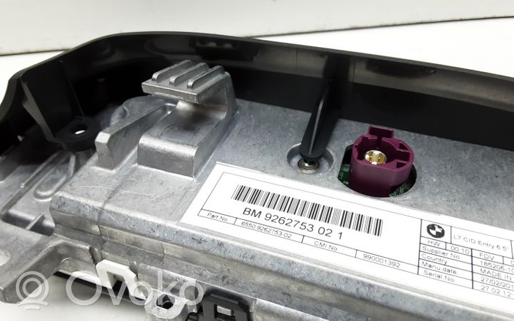 BMW 3 F30 F35 F31 Monitori/näyttö/pieni näyttö 9262753