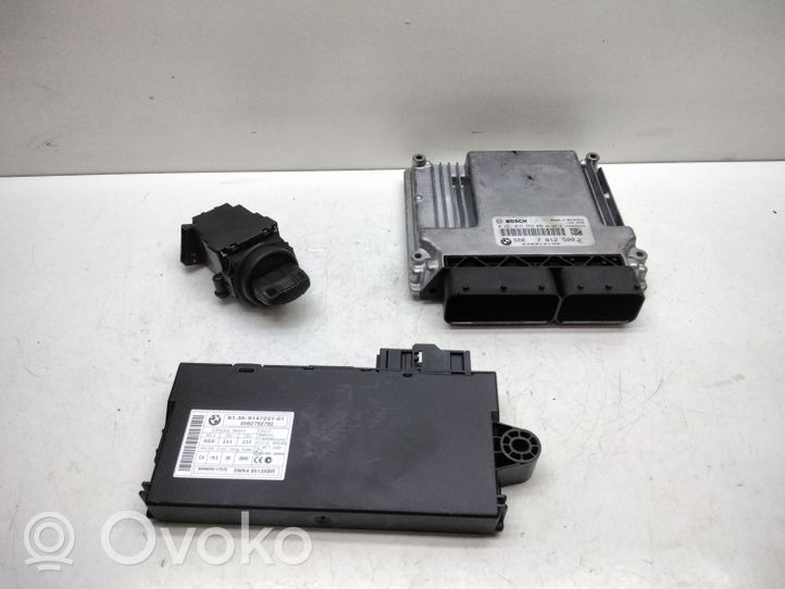 BMW 5 E60 E61 Komputer / Sterownik ECU i komplet kluczy 9147221