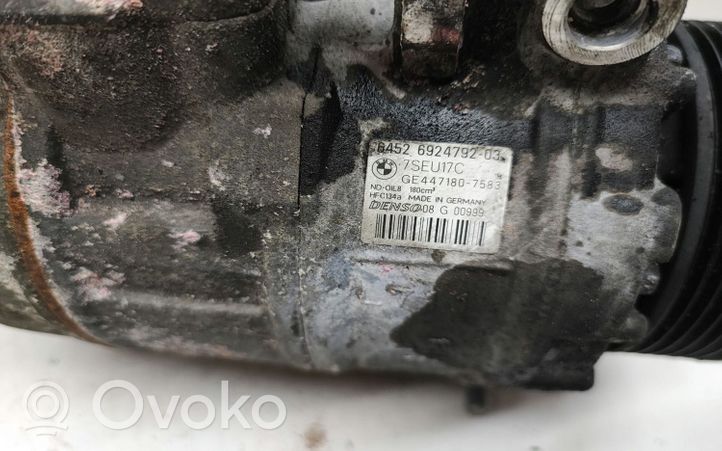 BMW 3 E90 E91 Compressore aria condizionata (A/C) (pompa) 6924792