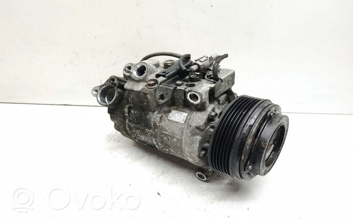 BMW 5 E60 E61 Ilmastointilaitteen kompressorin pumppu (A/C) 4472601852