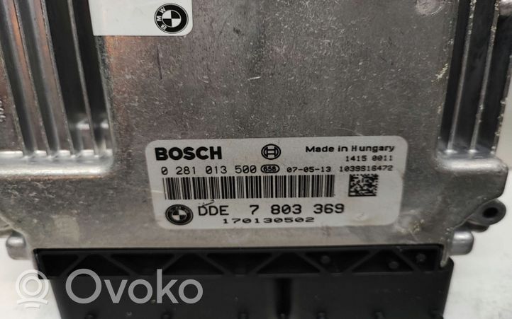 BMW 7 E65 E66 Komputer / Sterownik ECU i komplet kluczy 7803369