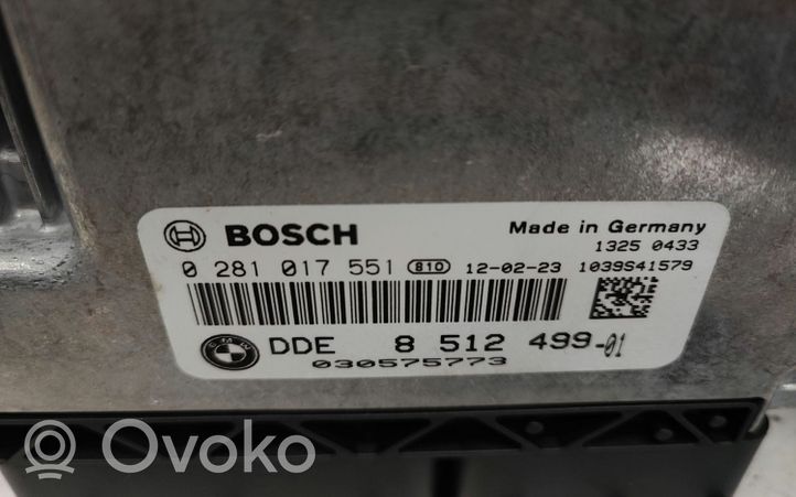 BMW X1 E84 Komputer / Sterownik ECU i komplet kluczy 9278745