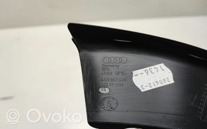 Audi A6 S6 C7 4G Rivestimento modanatura del vetro della portiera anteriore 4G0867609