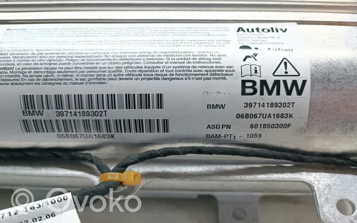 BMW 7 E65 E66 Matkustajan turvatyyny 39714189302T
