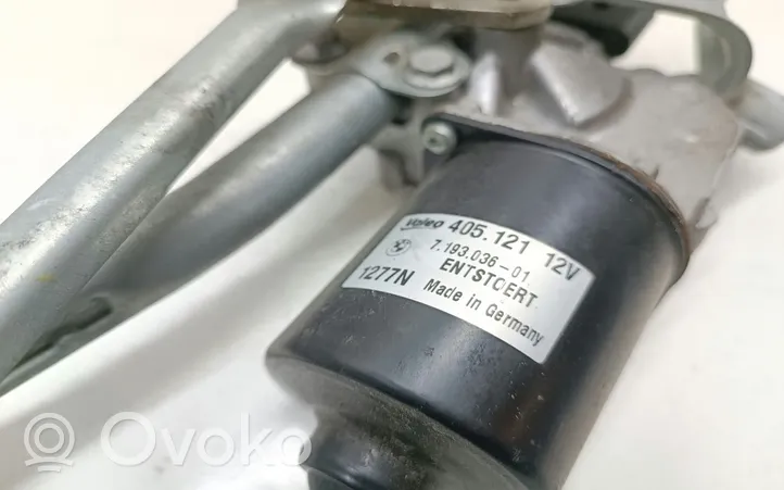 BMW 1 E81 E87 Mechanizm i silniczek wycieraczek szyby przedniej / czołowej 7193036