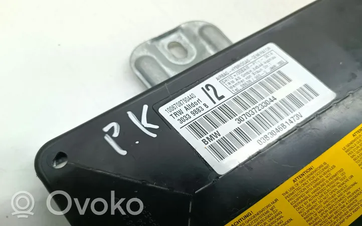 BMW X5 E53 Poduszka powietrzna Airbag drzwi przednich 30339883B