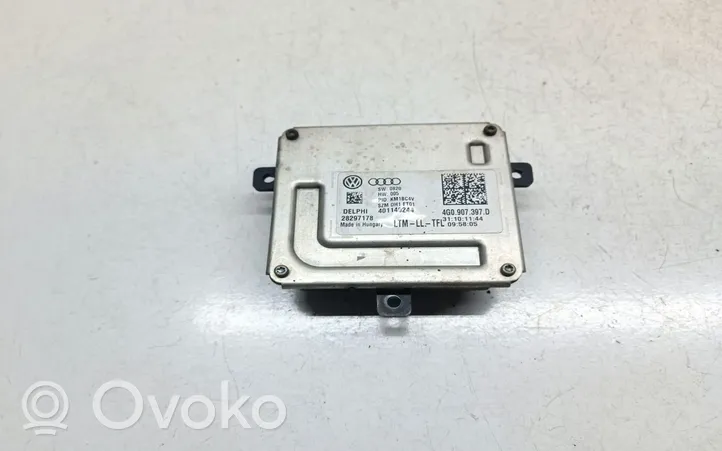 Audi A6 S6 C7 4G Ajovalojen virranrajoitinmoduuli Xenon 4G0907397D