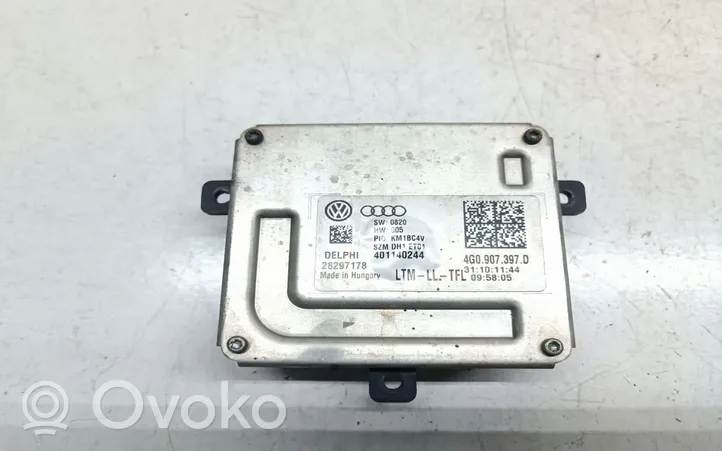 Audi A6 S6 C7 4G Modulo di zavorra faro Xenon 4G0907397D