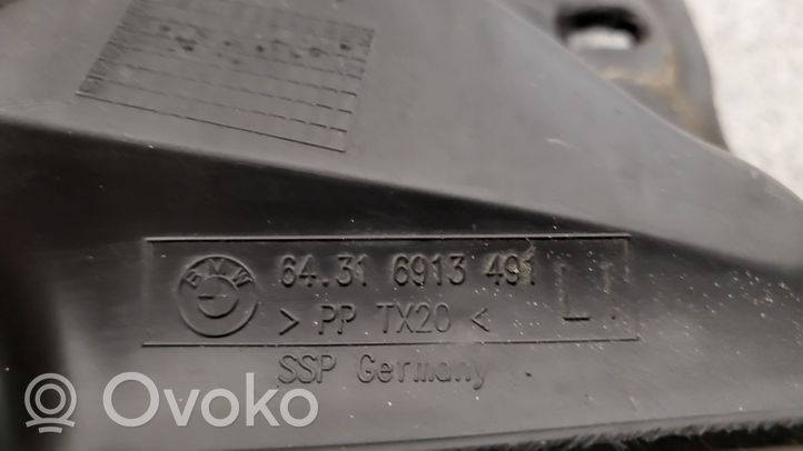 BMW 5 E60 E61 Oro mikrofiltro oro kanalo dalis 64316921597