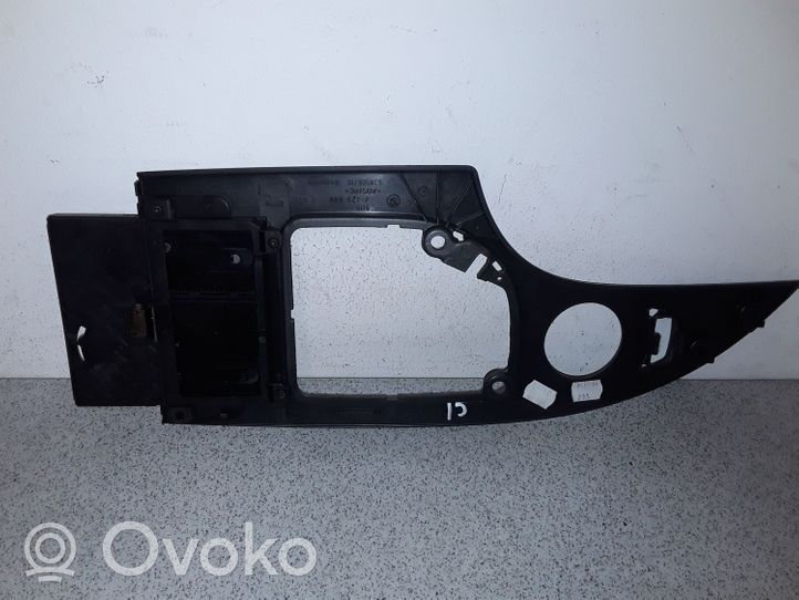 BMW 5 E60 E61 Rivestimento in plastica cornice della leva del cambio 51167129644