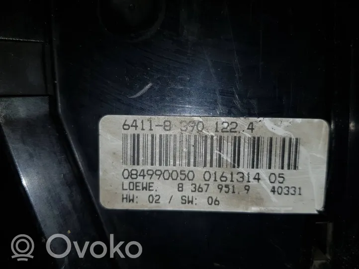 BMW 5 E34 Oro kondicionieriaus/ šildymo valdymo blokas 8390122