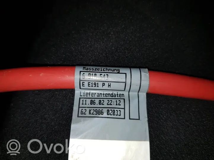 BMW 3 E46 Cable positivo (batería) 6910542