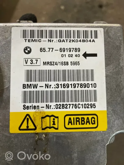 BMW 5 E39 Centralina/modulo airbag 6919789