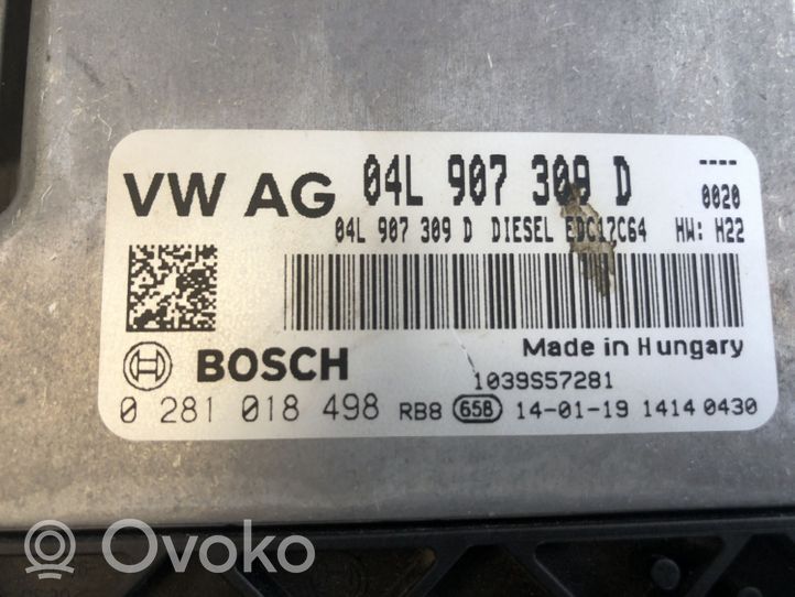 Audi A3 S3 8V Engine control unit/module 04L907309D