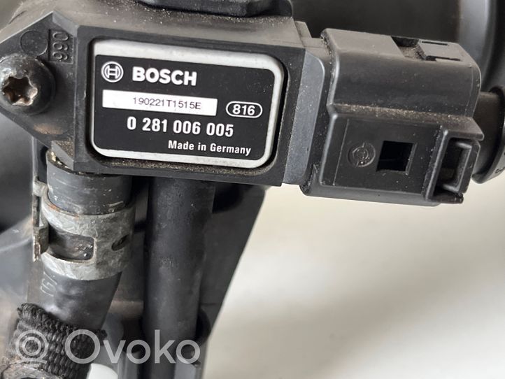 Audi A5 8T 8F Capteur de pression des gaz d'échappement 0281006005