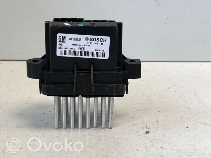 Opel Mokka X Heater blower fan relay 84178783