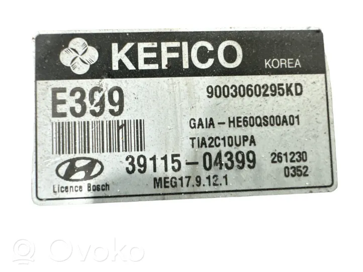 Hyundai i10 Calculateur moteur ECU 3911504399