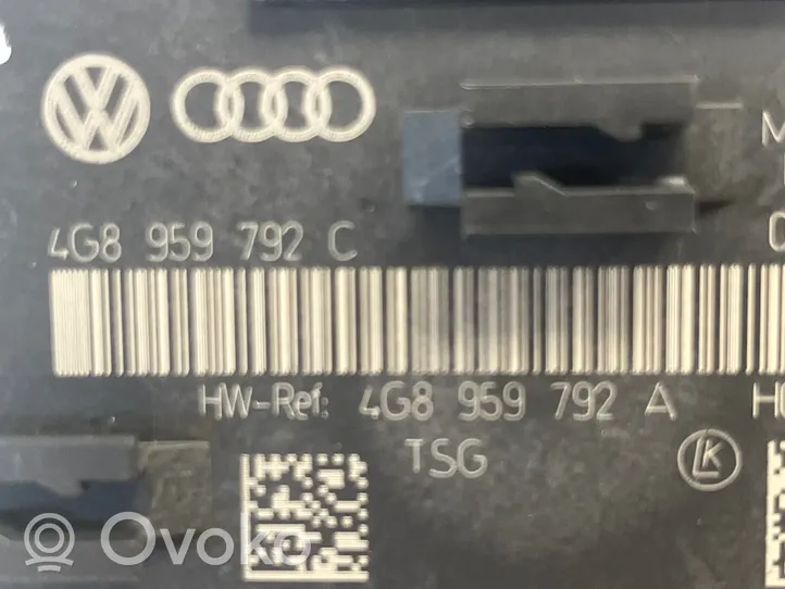 Audi A7 S7 4G Oven ohjainlaite/moduuli 4G8959792A
