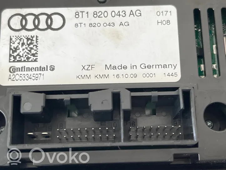 Audi A5 Sportback 8TA Panel klimatyzacji 8T1820043AG
