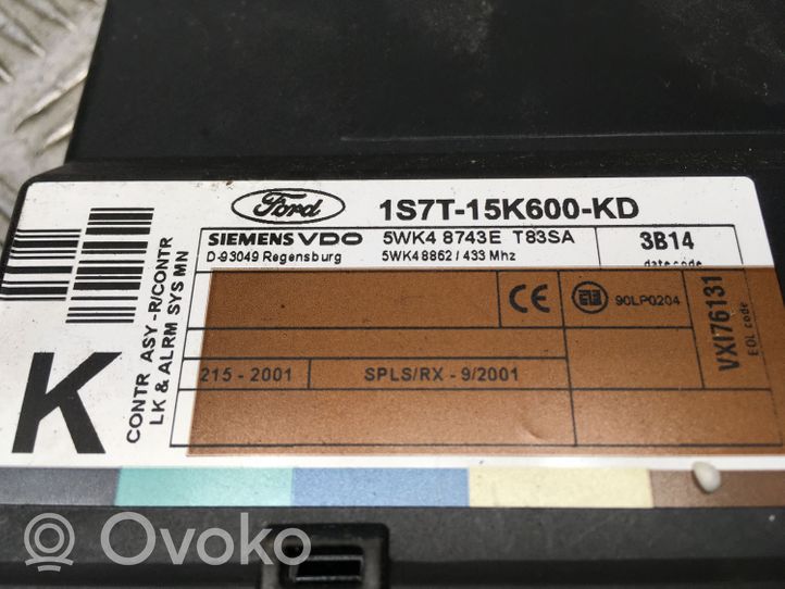 Ford Focus Moduł / Sterownik komfortu 1S7T15K600KD