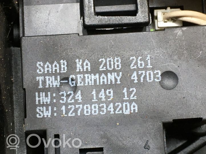 Saab 9-3 Ver1 Lewarek zmiany biegów / górny 6443024