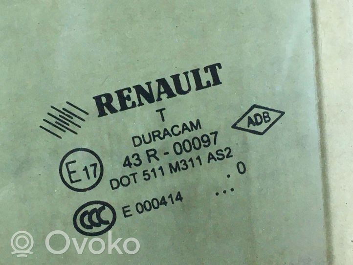 Renault Fluence Vetro del finestrino della portiera posteriore DOT511M311AS2