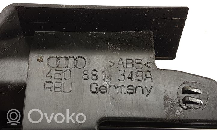 Audi A8 S8 D3 4E Rivestimento del binario sedile anteriore del conducente 4E0881000