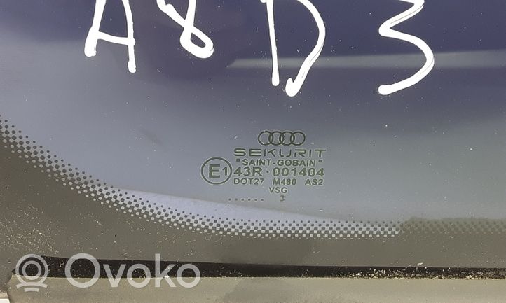 Audi A8 S8 D3 4E Finestrino/vetro retro 