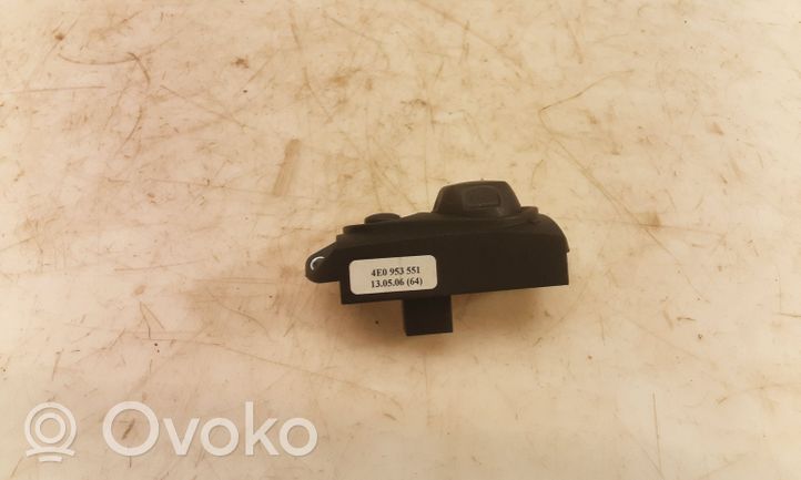 Audi A6 S6 C6 4F Steering wheel adjustment switch 4E0953551