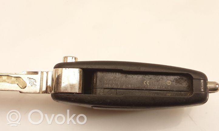 Audi A6 S6 C6 4F Ignition key/card 4F0837220K