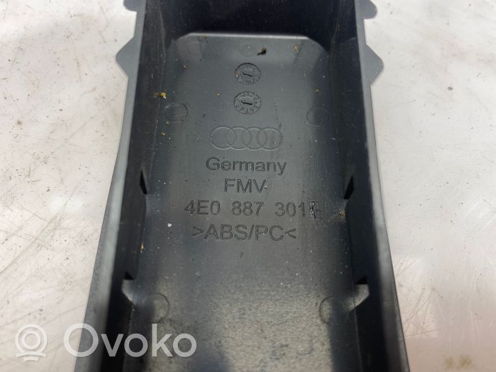 Audi A8 S8 D3 4E Couverture ISOFIX 4E0887301E