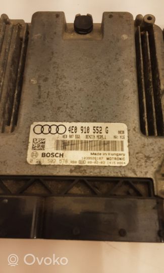 Audi A8 S8 D3 4E Calculateur moteur ECU 4E0910552G