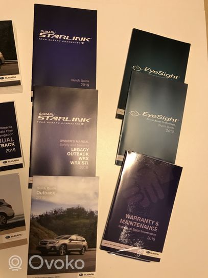 Subaru Outback (BS) Libro con el historial de mantenimiento del propietario 