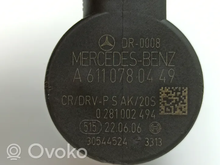 Mercedes-Benz E W211 Regolatore di pressione del carburante A6110780449