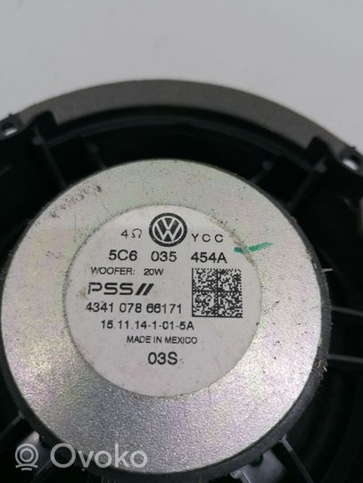 Volkswagen PASSAT B7 USA Громкоговоритель (громкоговорители) в передних дверях 5C6035454A