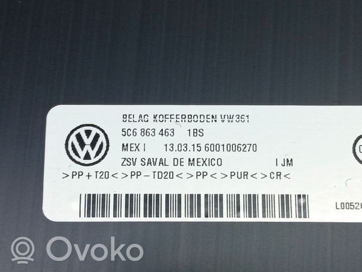 Volkswagen Jetta VI Trunk/boot mat liner 5C6863463