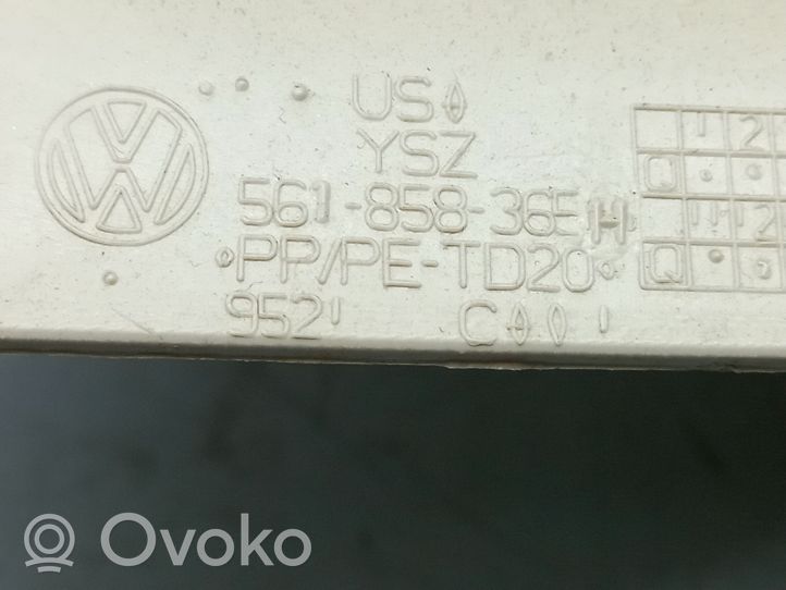 Volkswagen PASSAT B7 USA Garniture panneau inférieur de tableau de bord 56185836E